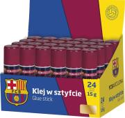 Opakowanie Klej w sztyfcie 15g. Fc Barcelona(24szt) ASTRA