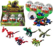 Klocki dinozaury w jajku MIX. Wydawca: Trifox. Dadada.pl Opakowanie Klocki dinozaury w jajku MIX