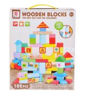 Opakowanie Klocki drewniane 102 elementy
