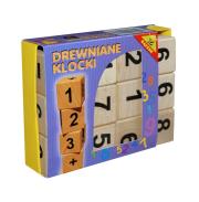 Opakowanie Klocki drewniane cyferki