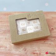 Opakowanie Klocki edukacyjne - Sylaby otwarte (duże litery)