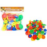 Klocki konstrukcyjne guziki 95el. Wydawca: Trifox. Dadada.pl Opakowanie Klocki konstrukcyjne guziki 95el