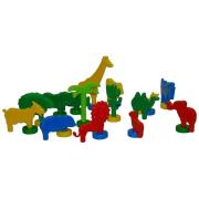 Opakowanie Klocki konstrukcyjne Kolorowe zoo