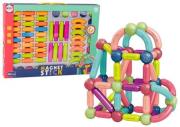 Opakowanie Klocki magnetyczne 66el kolorowe