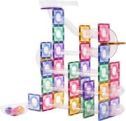 Opakowanie Klocki magnetyczne konstrukcyjne pastelowe 100el