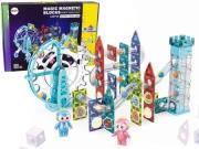 Opakowanie Klocki magnetyczne świecąca zjeżdżalnia 129el