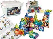 Opakowanie Klocki magnetyczne zjeżdżalnia 75el