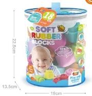 Opakowanie Klocki miękkie 18szt