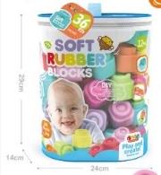 Opakowanie Klocki miękkie 36szt