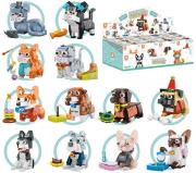 Opakowanie Klocki pies/kot 120el MIX