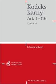 Okładka książki Kodeks karny. Art. 1-316. Komentarz
