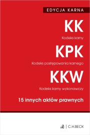 Kodeks karny. Kodeks postępowania karnego. Kodeks karny wykonawczy. 15 innych aktów prawnych wyd. 49. Autor: Opracowanie zbiorowe. Dadada.pl Okładka książki Kodeks karny. Kodeks postępowania karnego. Kodeks karny wykonawczy. 15 innych aktów prawnych wyd. 49