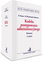 Okładka książki Kodeks postępowania administracyjnego. Komentarz