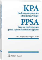 Okładka książki Kodeks postępowania administracyjnego. Prawo o postępowaniu przed sądami administracyjnymi. Przepisy