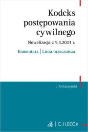 Kodeks postępowania cywilnego. Autor: Gołaczyński Jacek. Dadada.pl Okładka książki Kodeks postępowania cywilnego