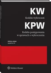 Okładka książki Kodeks wykroczeń. Kodeks postępowania w sprawach o wykroczenia. Przepisy
