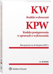 Okładka książki Kodeks wykroczeń. Kodeks postępowania w sprawach o wykroczenia. Przepisy