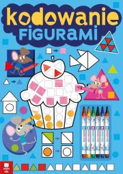 Kodowanie figurami. Autor: Opracowanie zbiorowe. Dadada.pl Okładka książki Kodowanie figurami
