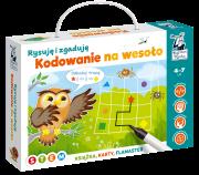 Okładka książki Kodowanie na wesoło rysuję i zgaduję Kapitan Nauka