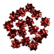 Opakowanie Kokardki samoprzylepne czerwone 16szt