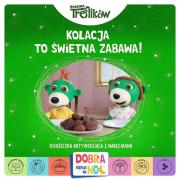 Okładka książki Kolacja to świetna zabawa! Książeczka aktywizująca z naklejkami