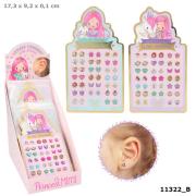 Opakowanie Kolczyki naklejki Princess Mimi 11322B 2 wzory mix