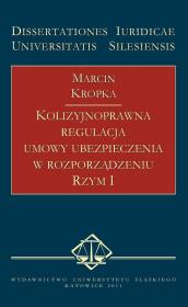Okładka książki Kolizyjnoprawna regulacja umowy ubezpieczenia...