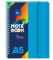 Opakowanie Kołonotatnik A5/100K kratka PP niebieski