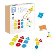 Opakowanie Kolorowa geometria Silver ALEX