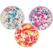 Opakowanie Kolorowa piłeczka kauczukowa w kropki 45mm mix