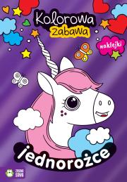 Okładka książki Kolorowa zabawa. Jednorożce