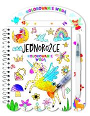Okładka książki Kolorowanie wodą. Jednorożce
