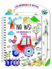 Okładka książki Kolorowanie wodą. Na wsi