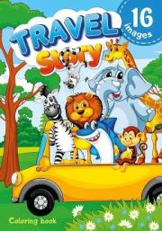 Opakowanie Kolorowanka A4 16 obrazków W podróży