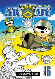 Opakowanie Kolorowanka A4 16 obrazków Wojsko