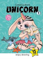 Opakowanie Kolorowanka A5 15 obrazków Jednorożce 1