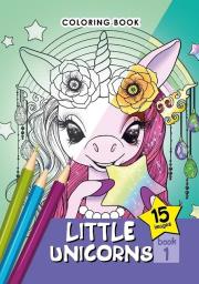 Opakowanie Kolorowanka A5 15 obrazków Małe jednorożce 1