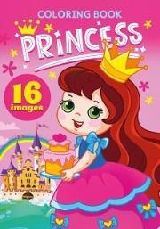Opakowanie Kolorowanka A5 16 obrazków Księżniczka