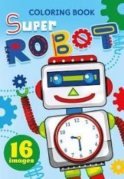 Opakowanie Kolorowanka A5 16 obrazków Super robot