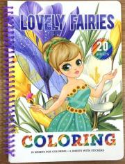 Opakowanie Kolorowanka A5 koło 20 kartek Urocze wróżki