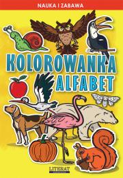 Kolorowanka Alfabet. Autor: Tonder Krzysztof. Dadada.pl Okładka książki Kolorowanka Alfabet