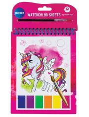 Opakowanie Kolorowanka do malowania wodą Jednorożce 12 obraz