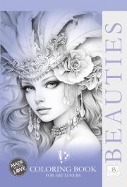 Opakowanie Kolorowanka kreatywna A4 Beauties fioletowa FRESH