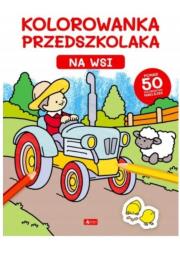 Kolorowanka przedszkolaka. Na wsi. Autor:   Praca zbiorowa. Dadada.pl Okładka książki Kolorowanka przedszkolaka. Na wsi