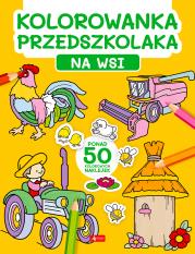 Okładka książki Kolorowanka przedszkolaka. Na wsi