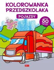 Okładka książki Kolorowanka przedszkolaka. Pojazdy