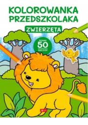 Okładka książki Kolorowanka przedszkolaka. Zwierzęta