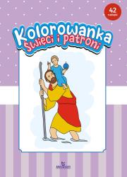 Okładka książki Kolorowanka-Święci i patroni