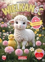 Okładka książki Kolorowanka Wielkanoc z barankiem z naklejkami