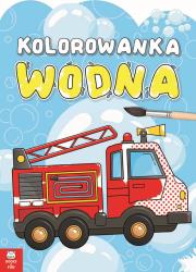 Kolorowanka wodna pojazdy. Autor:   Praca zbiorowa. Dadada.pl Okładka książki Kolorowanka wodna pojazdy
